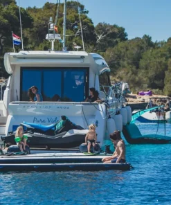 JOBE Pack Piscine flottante Infinity island avec gonfleur
