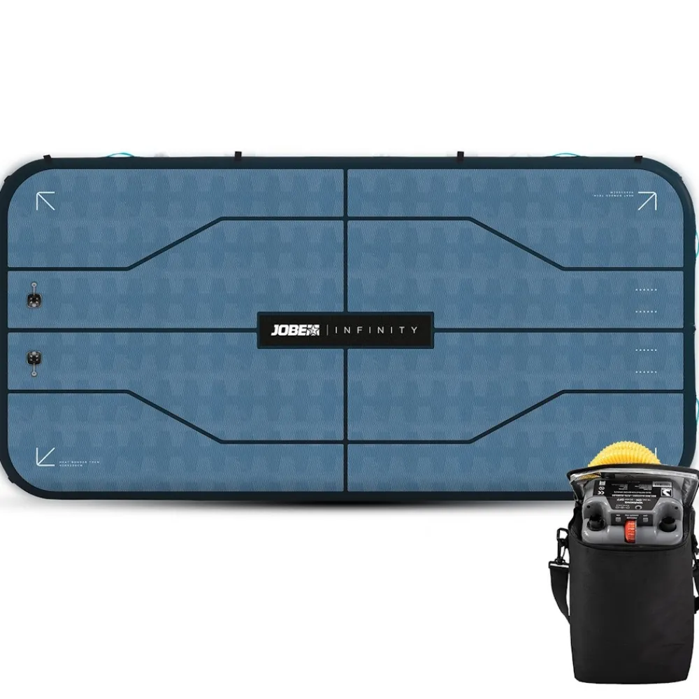 JOBE Plateforme Flottante Gonflable^Pack plateforme gonflable bateau Infinity Island avec gonfleur