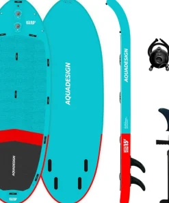 AQUA DESIGN Paddle Geant^Paddle Géant Gonflable Megacraft 15.1 Bleu