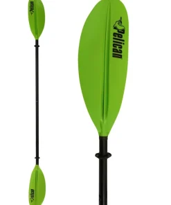 PELICAN SPORT Pagaie Canoe Kayak|Pagaie Kayak Rigide^Pagaie kayak Pelican Standard alu 2 parties 220 cm Vert