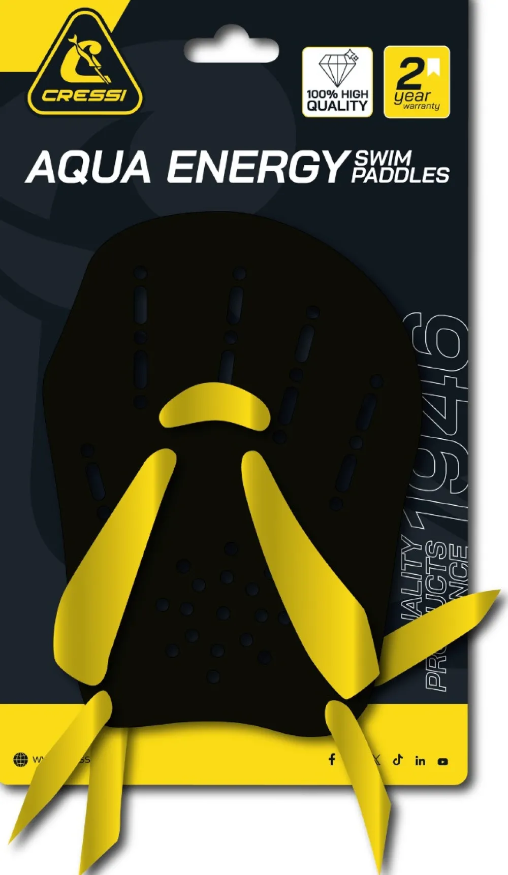 CRESSI-SUB Plaquettes & Gants^Palettes de natation Cressi Aqua Energy