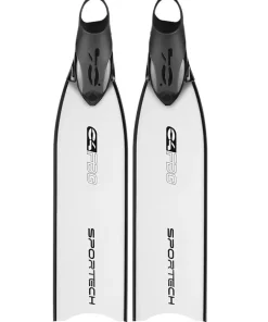 C4 Palmes apnée Sportech FBG Blanche