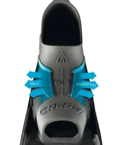 CRESSI-SUB Bi-Palme^Palmes Cressi Gara Modular Impulse - Blue Métal