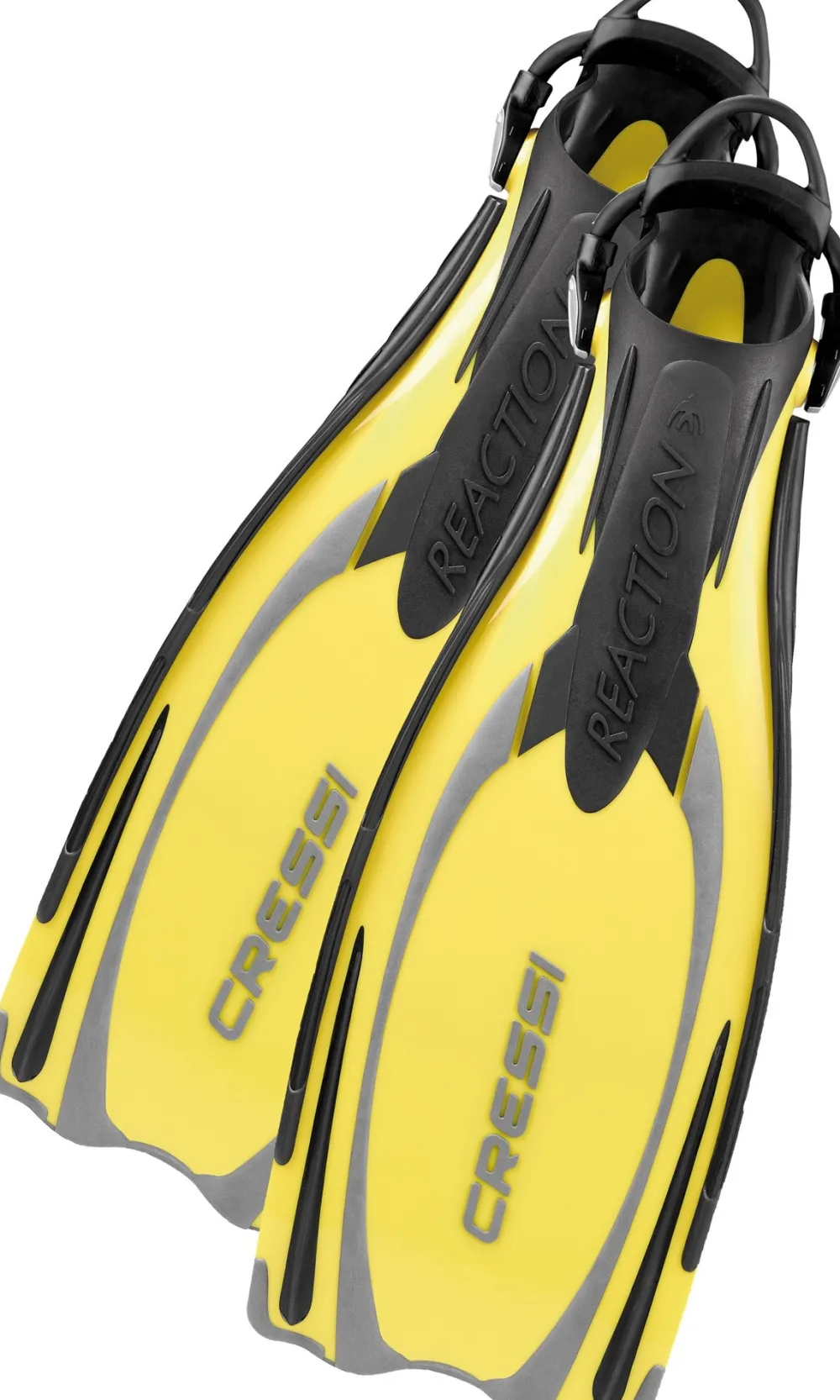 CRESSI-SUB Palmes Réglables^Palmes Cressi Reaction EBS Jaune/silver
