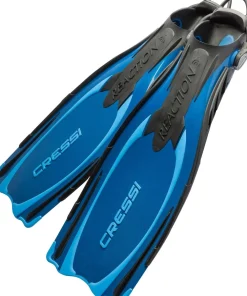 CRESSI-SUB Palmes Réglables^Palmes Cressi Reaction EBS Bleues/azur