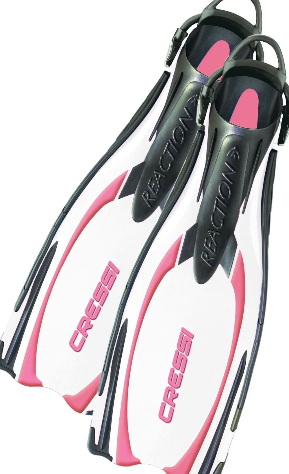 CRESSI-SUB Palmes Cressi Reaction EBS Blanc/rose
