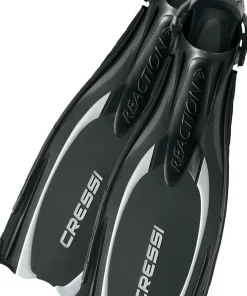 CRESSI-SUB Palmes Cressi Reaction EBS Noires/silver