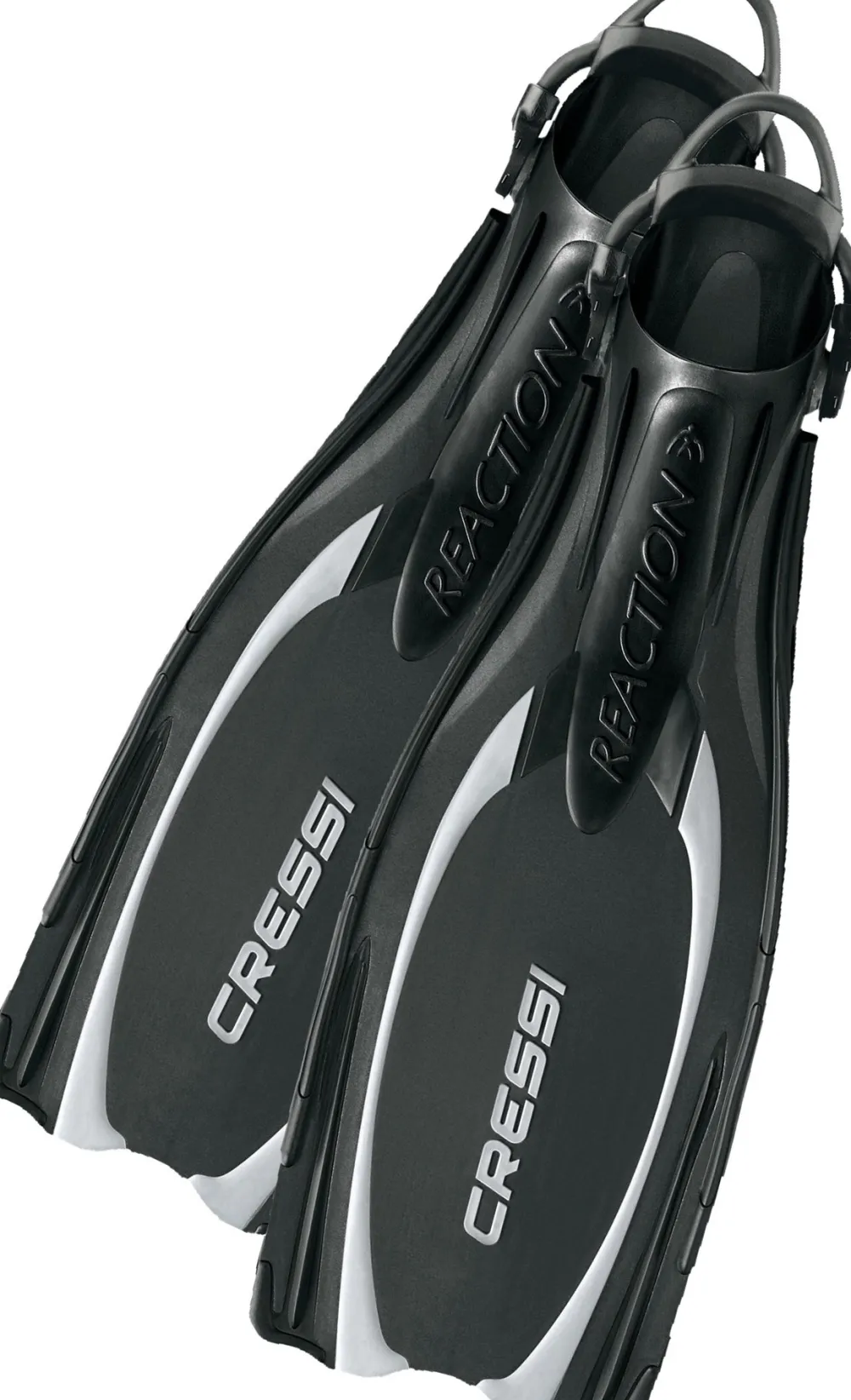 CRESSI-SUB Palmes Cressi Reaction EBS Noires/silver
