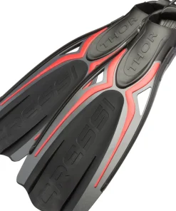 CRESSI-SUB Palmes Réglables^Palmes Cressi Thor EBS - Red
