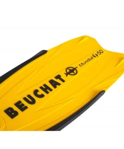 BEUCHAT Palmes de plongée Mundial One 50 Soft Flex - Jaune