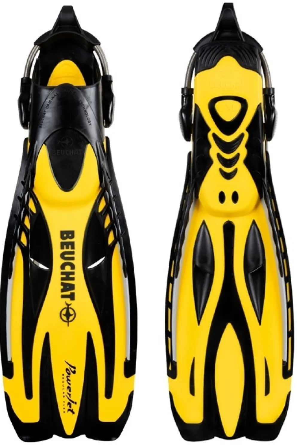 BEUCHAT Palmes Réglables^Palmes de plongée PowerJet Jaune