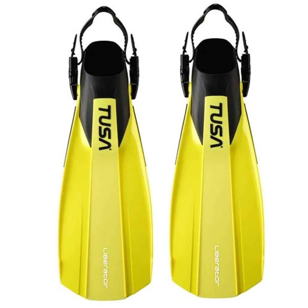 TUSA Palmes de plongée réglables Libérator Jaune