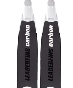LEADERFINS Bi-Palme^Palmes 100% Carbone Black & White