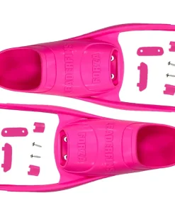 LEADERFINS Bi-Palme^Palmes 100% Carbone Pink