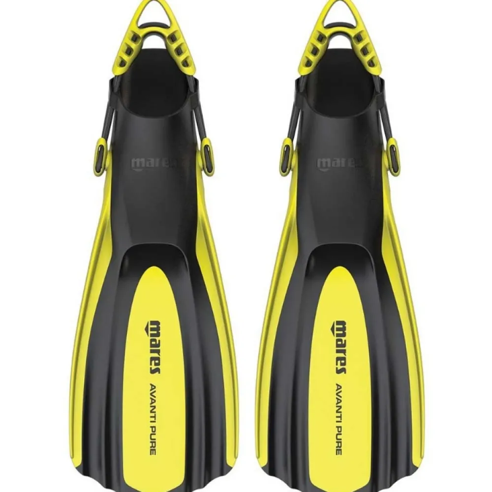 MARES Palmes Réglables^Palmes Réglables Avanti Pure Jaune