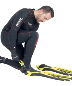 SEAC SUB Palmes Propulsion sling strap Jaune