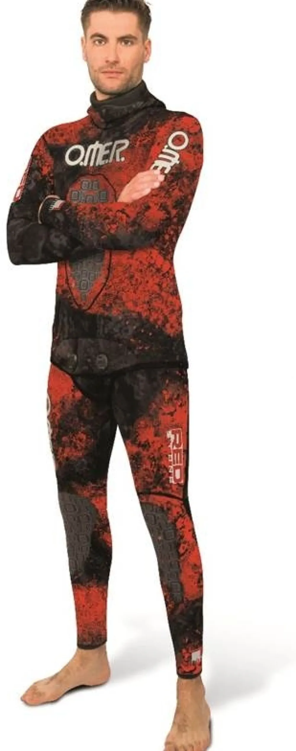 OMER Pantalon de combinaison Red Stone 7 mm - Taille 2/small - OCCASION GRADE A