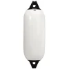 PLASTIMO Pare-battage blanc à embouts noirs 23X72 cm