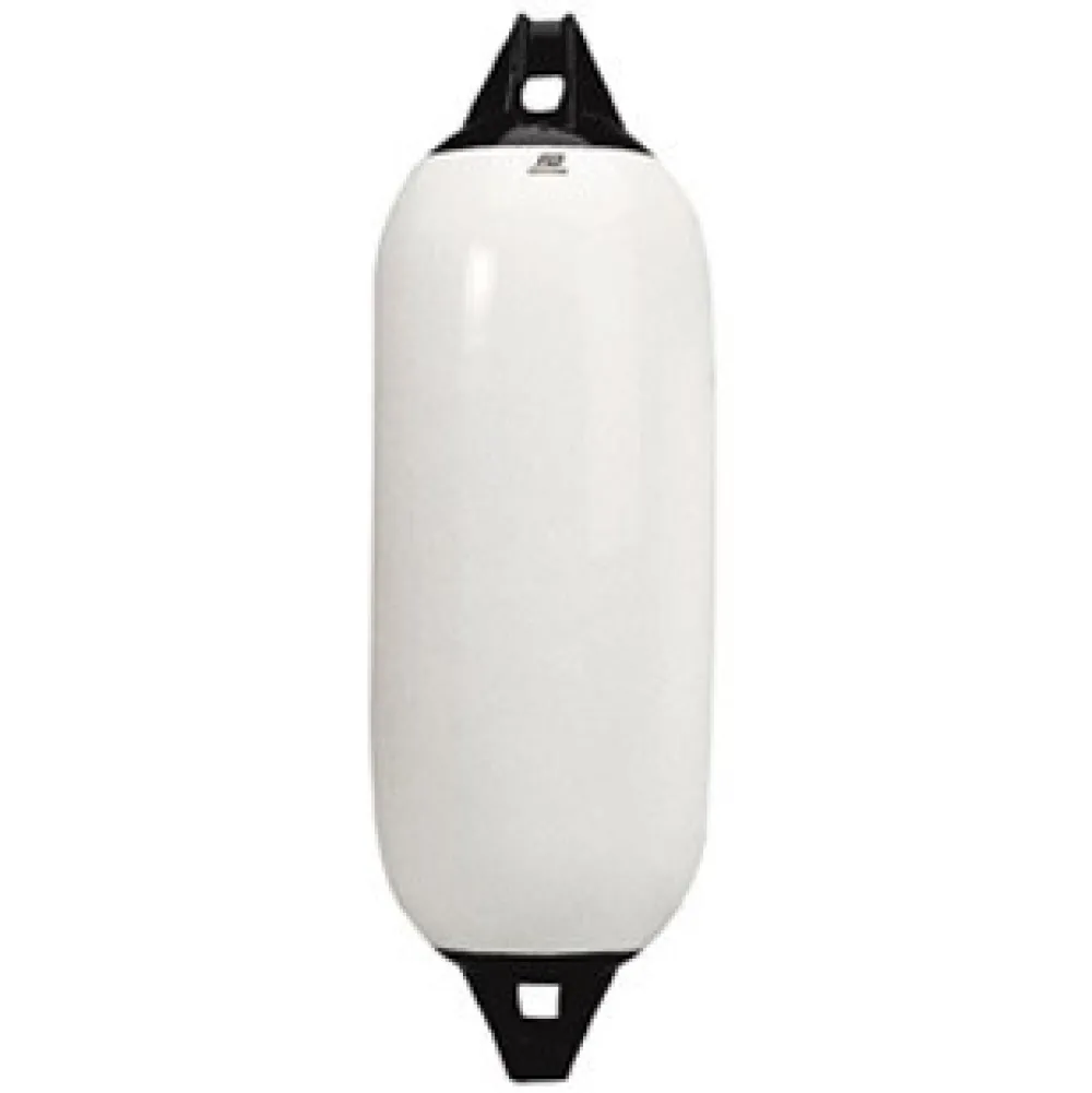 PLASTIMO Pare-battage blanc à embouts noirs 23X72 cm