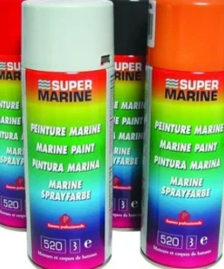 SUPER MARINE Peinture Bateau^Peinture teinte Crusader in board aérosol 400ml - Bleu