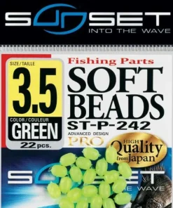 SUNSET Perles Ovales Molles Soft Beads ST-S-242