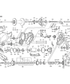 DAIWA Pièces Détachées Moulinets|Tous Les Produits^Pièce détachée Moulinet Tanacom 1000 - Pièce n°8 - 6E4896222 Screw