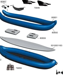 SEVYLOR Pièces Détachées Kayak Gonflable^Pièce détachée Colorado - KCC 335
