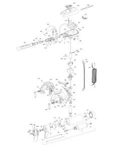MINN KOTA Pièces détachées pour moteur Traxxis 80 Maximizer