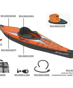 SEVYLOR Pièces Détachées Kayak Gonflable^Pièces détachées Pointer K1 Mod.2014