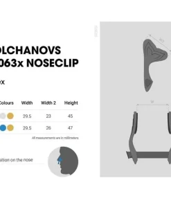 MOLCHANOVS Pince nez aluminium Or - taille M/L