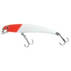 YO-ZURI Pin's Mer 9 cm RH-W5 Blanc Tête Rouge