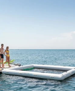 YACHTBEACH Plateforme Flottante Gonflable^Piscine flottante Classic Pool 4.10
