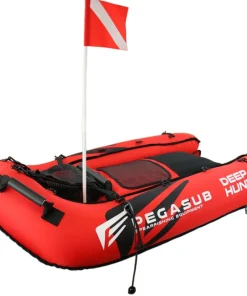 PEGASUB Planche De Chasse^Planche de chasse sous marine Deep Hunter - Red