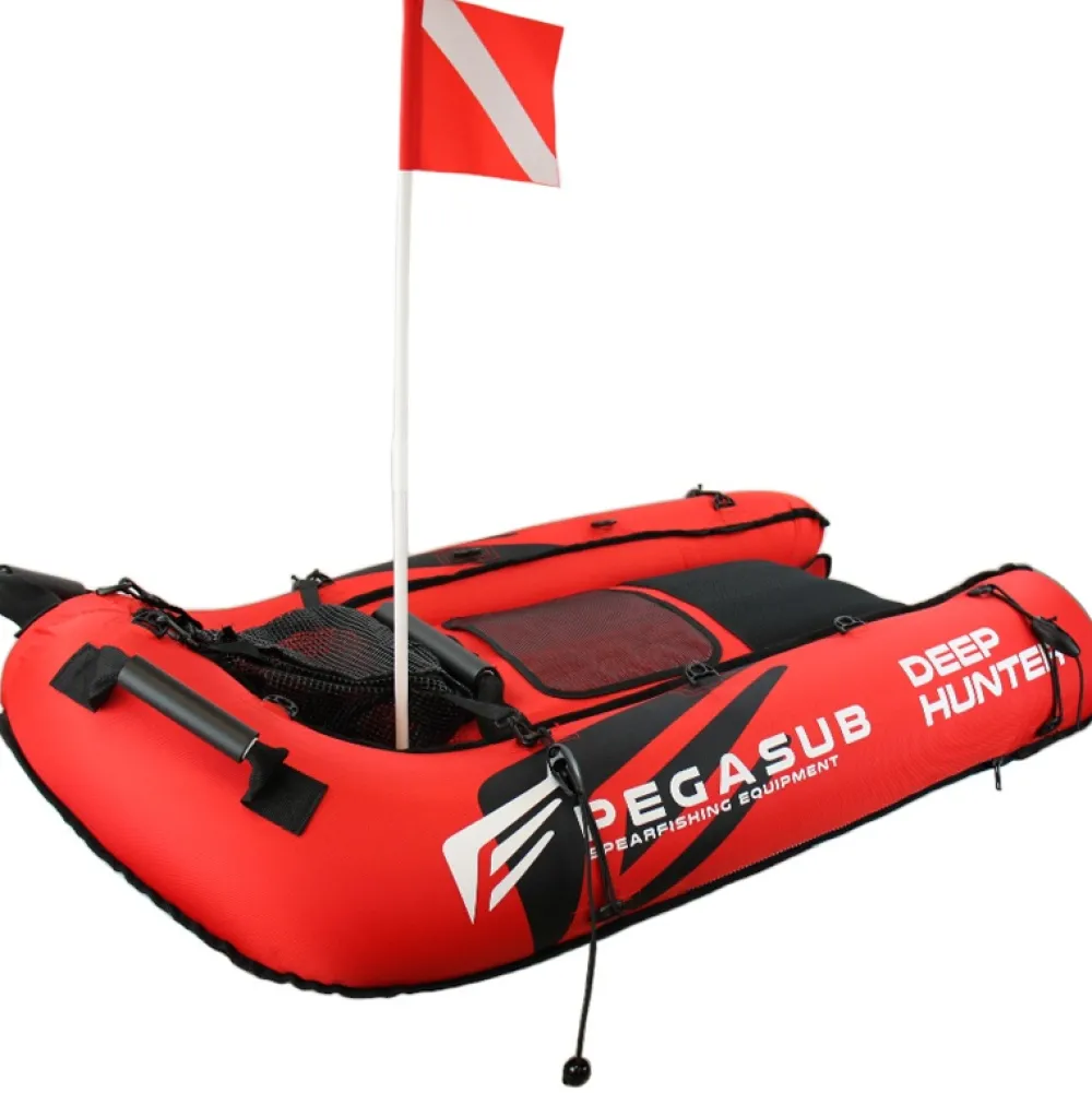 PEGASUB Planche De Chasse^Planche de chasse sous marine Deep Hunter - Red