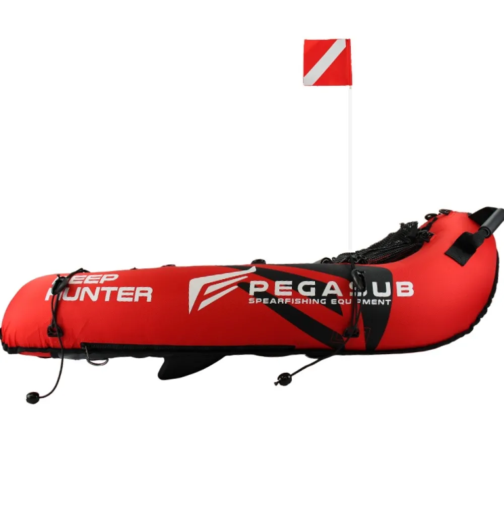 PEGASUB Planche De Chasse^Planche de chasse sous marine Deep Hunter - Red