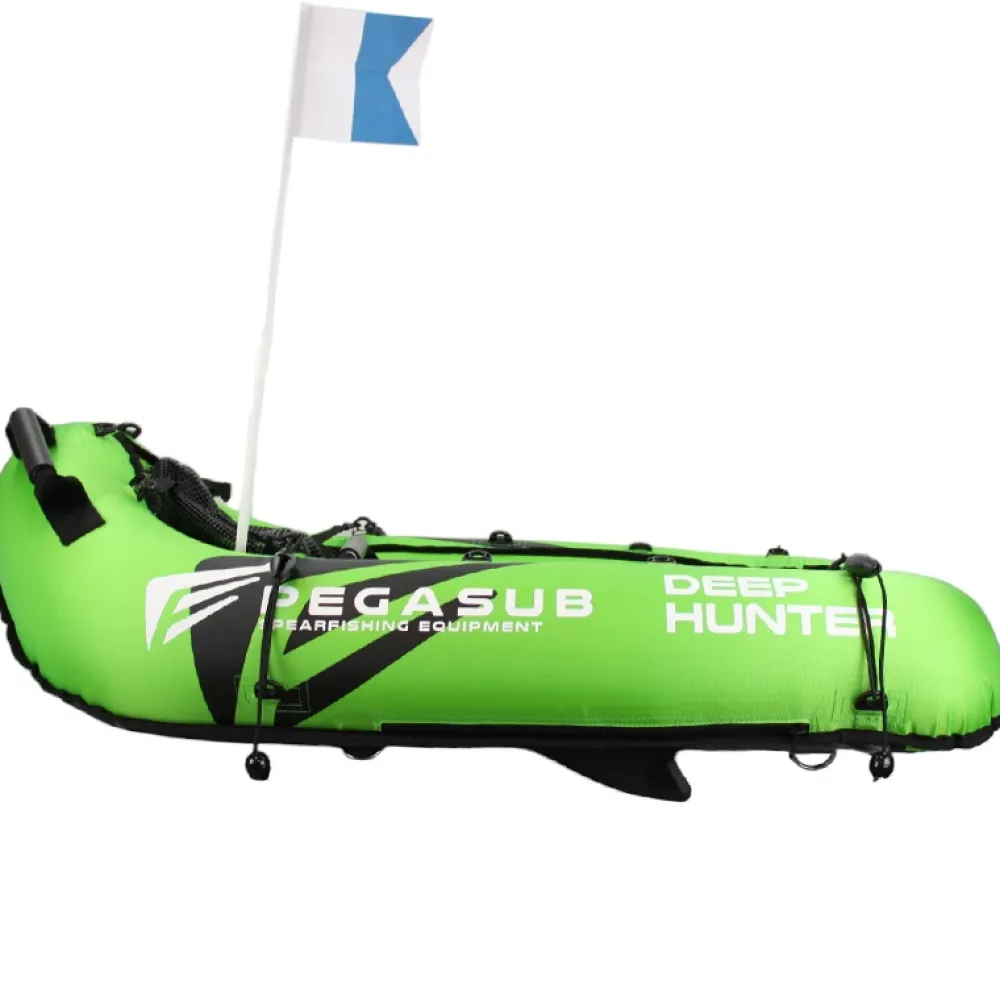 PEGASUB Planche De Chasse^Planche de chasse sous marine Deep Hunter - Green Acid