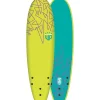 WAVE POWER Planche de surf en mousse Softy Lime/Teal 6'0