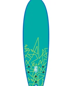 WAVE POWER Planche de surf en mousse Softy Blue/Teal 5'10