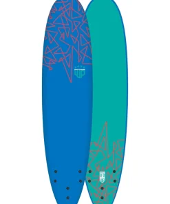 WAVE POWER Planche de surf en mousse Softy Blue/Teal 8'0