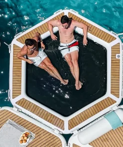 YACHTBEACH Plateforme gonflable bateau Party Zone 2.5