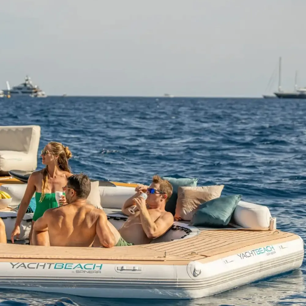 YACHTBEACH Plateforme gonflable bateau Party Zone 2.5