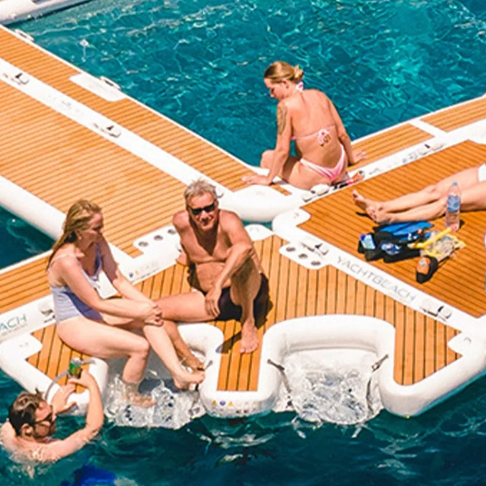 YACHTBEACH Plateforme gonflable bateau Duo scooter sous marin
