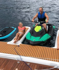 YACHTBEACH Plateforme Flottante Gonflable^Plateforme gonflable bateau jet ski Duo