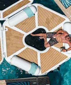 YACHTBEACH Plateforme Flottante Gonflable^Plateforme gonflable bateau Relax Zone 2.5