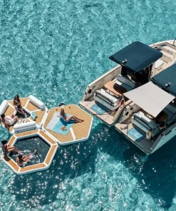 YACHTBEACH Plateforme Flottante Gonflable^Plateforme gonflable bateau Relax Zone 2.5