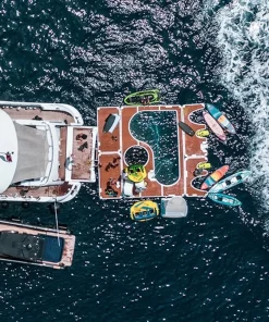YACHTBEACH Plateforme Flottante Gonflable^Plateforme gonflable bateau Toy dock 6.16