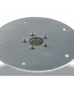 PIKE 'N BASS Platine Basse Pike'N Bass Trou Cylindrique Seule - Inox