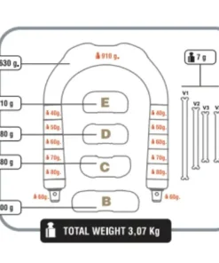 C4 Plomb de cou D&D 3kg Blanc
