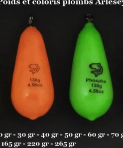 LEMER Plombs De Pêche / Bombettes / Buldos / Flotteurs|Plombs Carpe^Plombs Arlesey Plastifiés Rose Phospho