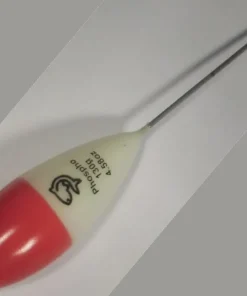 LEMER Plombs De Pêche / Bombettes / Buldos / Flotteurs|Plombs Carpe^Plombs Bombe + Tige Plastifiés Phospho bi Rouge/Blanc